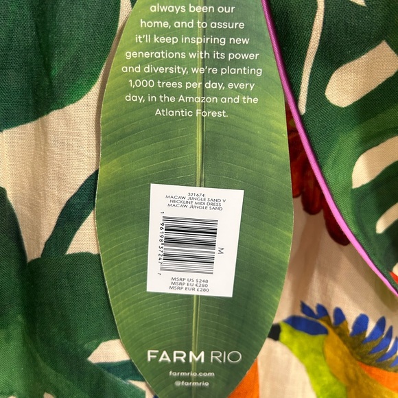 FARM Rio Multicolor Tropical Maxi Dress - Picture 5 of 5